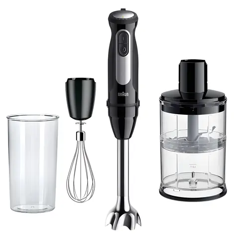 Braun MQ55254M černá / Tyčový mixér / 1000 W
