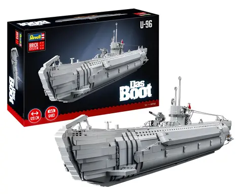 Revell Das Boot U-96 00960 / Stavebnice / Brick System / 6 483 dílků / 120 cm / od 18 let