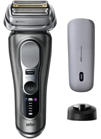 Braun Series 9 Pro+ 9625s grafit / Holicí strojek / mokré a suché holení / 60 min / 5+1 planžet / bezdrátové nabíjení