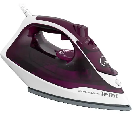 Tefal FV2835E0 fialovo-bílá / Napařovací žehlička / 2400 W / 30 g/min / 270 ml / Cerilium