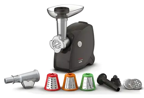 Tefal NE477838 černá / Mlýnek na maso / 2000 W / 2.3 kg za min / 9v1