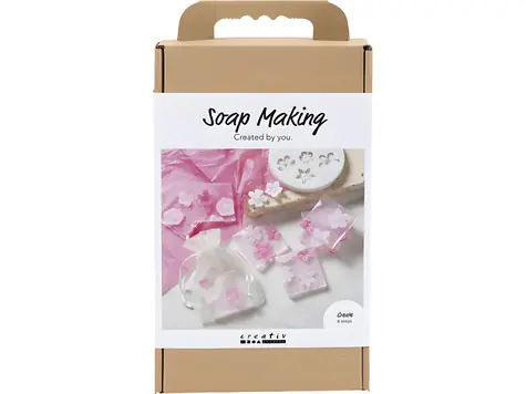 Creativ Company Flowers Pink / Kreativní sada / Výroba dekorativních mýdel