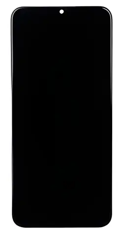 Samsung A035F Galaxy A03 černá / LCD sestava s dotykem a předním krytem / Náhradní díl
