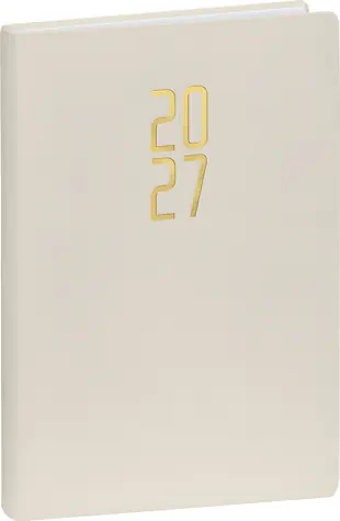NOTIQUE Denní diář Ponza 2027 krémový / Diář / 15 × 21 cm / denní / A5