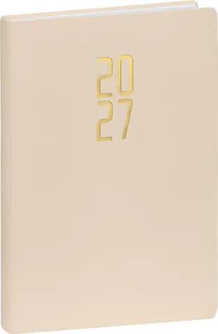 NOTIQUE Denní diář Ponza 2027 béžový / Diář / 15 × 21 cm / denní / A5