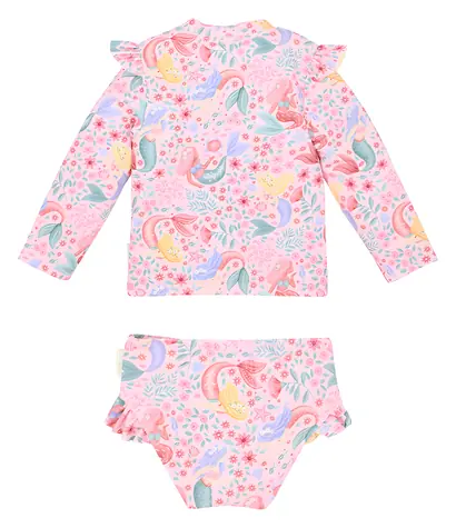 Little Dutch Dreamy Mermaid 62/68 / Plavky / dlouhý rukáv / UPF 40+ / 2-dílné