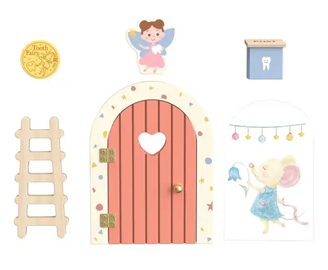2Kids Toys Kouzelná dvířka Zoubkové víly / Dřevěná sada / FSC / od 3 let