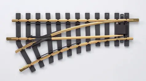 Piko 35220 / Výhybka WL jednoduchá levá / Měřítko G (1:22,5) / Úhel 30° / Poloměr R1 600 mm / od 14 let