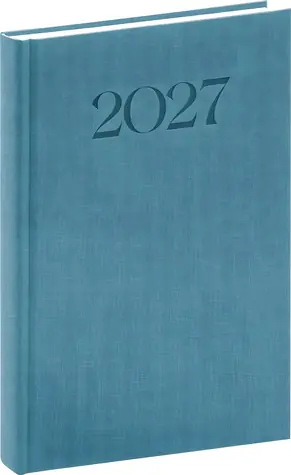 NOTIQUE Biella 2027 modrý / Denní diář / 15 × 21 cm