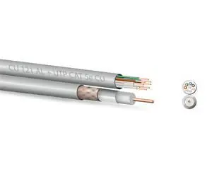 Zircon 121 CU AL + UTP 5e CU / Koaxiální kabel / 150 m