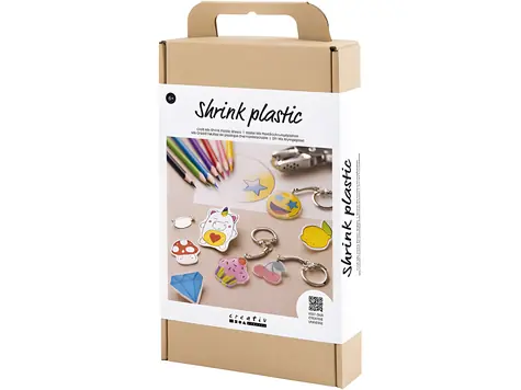 Creativ Company Přívěsky ze smršťovací fólie / Kreativní sada / od 6 let