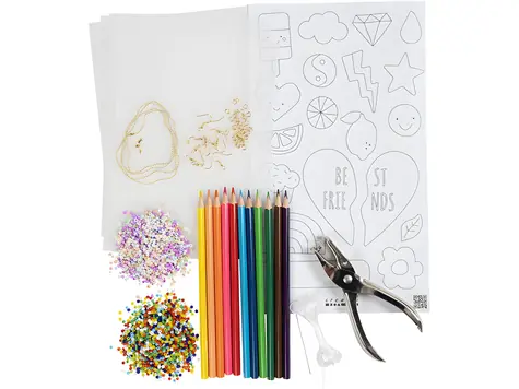 Creativ Company Šperky ze smršťovací fólie / Kreativní sada / od 8 let
