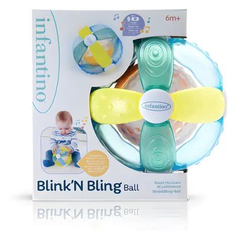 Infantino Blink'N Bling / Hudební a svítící míček / od 6 měsíců