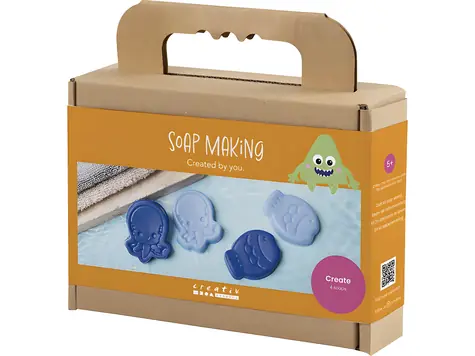 Creativ Company Kreativní sada výroba mýdla Sea Animals Blue / Kreativní sada / od 5 let