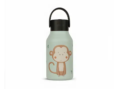 Runbott Mii opička / Termoláhev / 350 ml / vakuová izolace / nerezová ocel