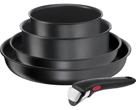 Tefal Ingenio Daily Chef L7629102 černá / Sada nádobí / 5 kusů / hliník