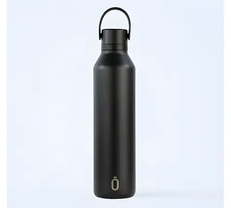 Runbott Mii 1000 ml černá / Termoláhev / vakuová izolace / nerez 18/8 / EverTaste keramika