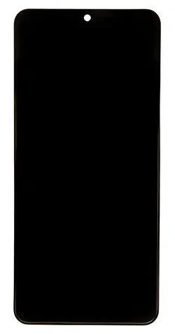 Samsung Galaxy A31 A315F černá / Náhradní displej s dotykem a předním krytem / OLED