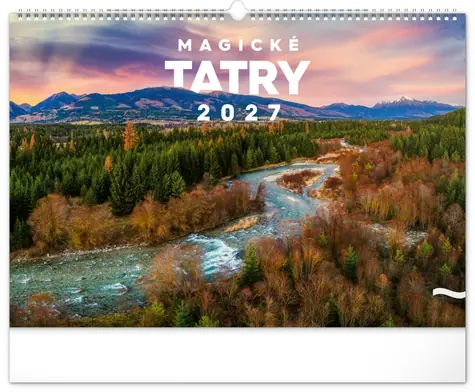 NOTIQUE Magické Tatry 2027 / Nástěnný kalendář / 48 x 33 cm