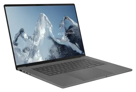 ASUS Zenbook A16 UX3607QA-OLED078WZ šedá / Notebook / 16" WUXGA OLED / Snapdragon X1 26 100 3GHz / 32GB / 512GB SSD