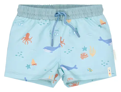 Little Dutch Ocean Friends vel. 62/68 / Plavky / 100% recyklovaný polyester