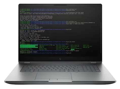 HP ZBook Fury 18 G1i stříbrná / Pracovní stanice / 18.0" WQXGA / Core Ultra 7 255HX 2.4GHz / 32GB / 1TB SSD
