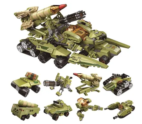 Qman Thunder Expedition Battle Car 1415 1 část / Stavebnice / 73–98 dílků / od 6 let