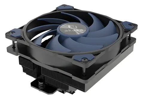 Akasa Alucia H6L / Nízkoprofilový chladič CPU / 6 tepelných trubic / 1x 120mm PWM / 160W TDP / AMD + Intel