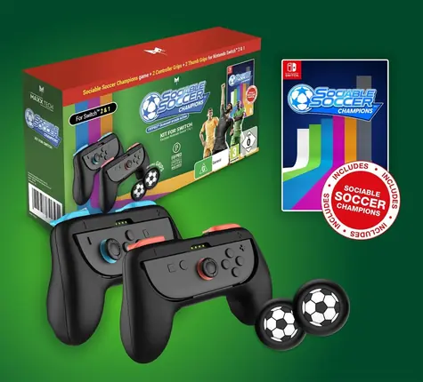 Ubisoft Sociable Soccer Champions Kit / Herní set / Nintendo Switch 1 & 2