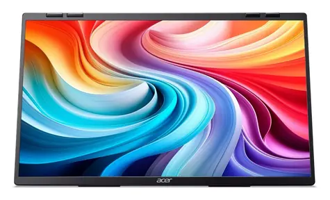 23,8" Acer PD243YE černá / Přenosný duální monitor / IPS / Full HD 1920x1080 / 100Hz / 4ms / USB-C