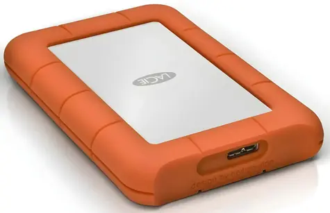 LaCie Rugged 500GB oranžová / Externí SSD / 2.5" / USB 3.2 Gen 2x2 / 2000 MB/s / IP54 / 2 roky