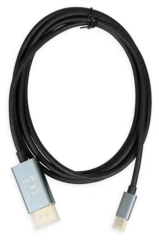 iBox ITVCDP4K černá / Kabel USB-C na DisplayPort / 4K 60 Hz / 1,8 m