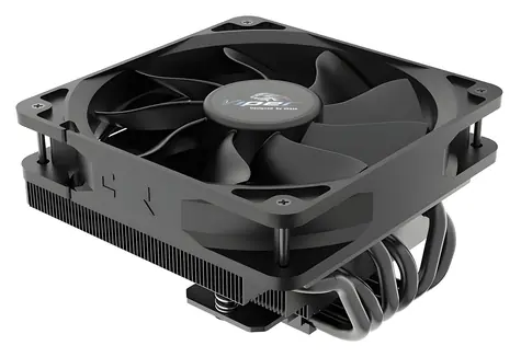 Akasa VIPER H6L / Chladič CPU / nízkoprofilový 76mm / 165W TDP / 120mm PWM / Intel LGA1851/1700/1200/115x + AMD AM5/AM4
