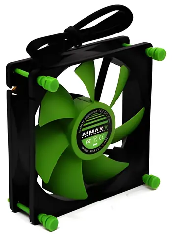 AIMAXX eNVicooler 9 PWM GreenWing / Ventilátor / 92 mm / PWM / 600–2000 RPM / 41 CFM / 4-pin