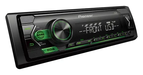 Pioneer MVH-S120UBG / 1DIN autorádio / USB / AUX / 4×50W MOSFET