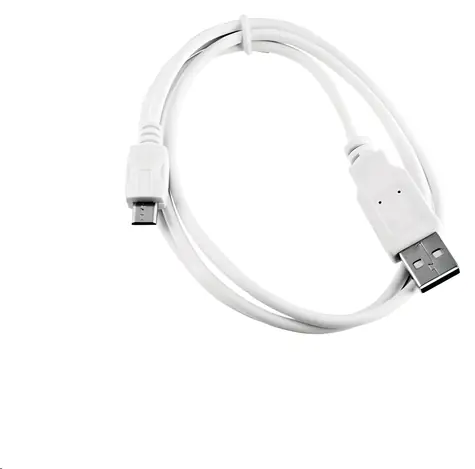 C-TECH Micro USB kabel 1 m bílá / USB 2.0 A (M) - Micro USB B (M)