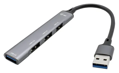 i-tec USB 3.0 Metal HUB / USB hub / 1× USB 3.0 / 3× USB 2.0