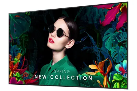 98" Samsung QM98C černá / Komerční displej / 4K UHD / VA / 500 cd/m2 / 24/7 / Wi-Fi / RS232
