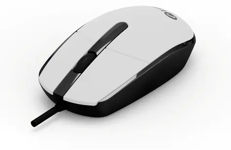 C-TECH WM-10 černobílá / Optická myš / 1200 dpi / USB