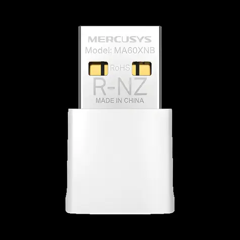Mercusys MA60XNB Nano / USB adaptér / Wi-Fi 6 AX900 / Bluetooth 5.3 / USB-A 2.0