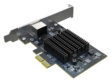 Akasa AK-PCCE10-01 / Síťová karta / PCIe 3.0 / 10 Gbps / RJ45