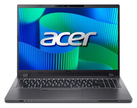 Acer TravelMate P2 16 (TMP216-51-G2-TCO) šedá / Notebook / 16" WUXGA / Intel Core 3 100U / 16GB DDR5 / 512GB SSD