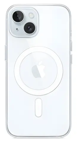 Apple iPhone 15 Clear Case průhledná / Kryt / MagSafe