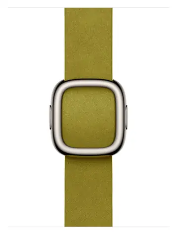 Apple Watch Modern Buckle 42 mm Chartreuse Small / Řemínek pro Apple Watch / FineWoven / 135–150 mm