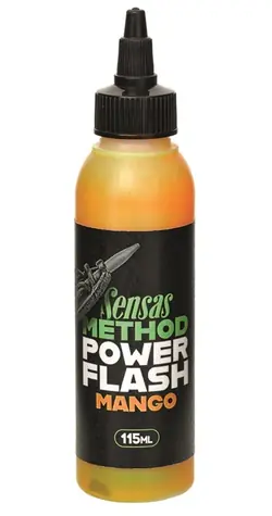 Sensas Gel Power Flash Orange Mango / Booster gel / 115 ml