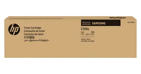 HP - Samsung CLT-C506L / Tonerová kazeta / Azurová / Vysoká kapacita / Pro CLP-680, CLX-6260 / Laser