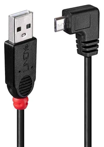 Lindy USB 2.0 A - Micro-B černá / USB kabel / 1 m / 480 Mbit/s