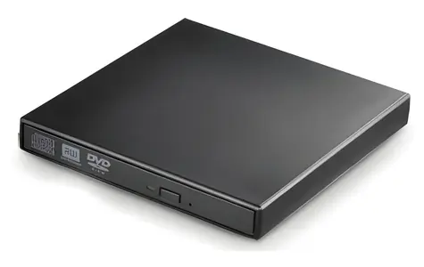 CoreParts USB2.0 Portable Slim CDRW černá / Optická mechanika / CD-RW / USB 2.0 / 24x