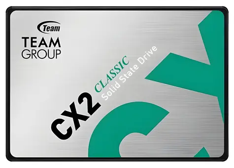 TeamGroup CX2 512 GB / SSD / 2.5" / SATA III / R: 530 MB/s / W: 470 MB/s / 7 mm