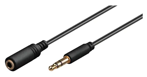 MicroConnect kabel 3.5mm (M) - 3.5mm (M) černá / Audio kabel / 3 m